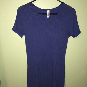 LuLaroe navy blue shirt